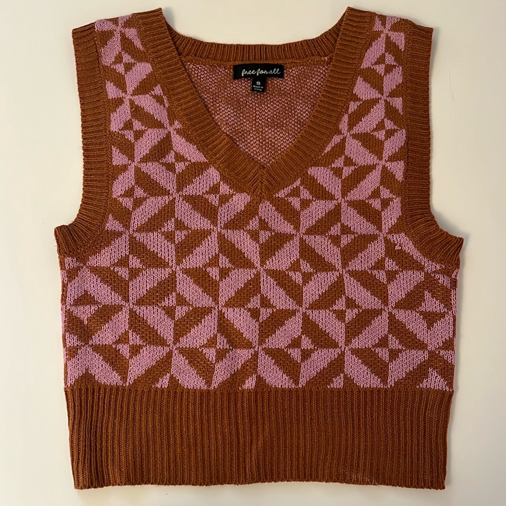 Free pink orange vest